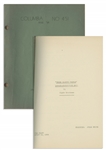 Moe Howards 34pp. Script Dated January 1939 for The Three Stooges Film Three Sappy People, With Working Title Three Sloppy People -- Paper Loss to Back Cover, Else Very Good Plus Condition